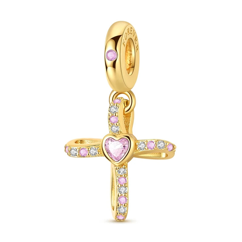 925 Sterling Silver Gold Charm Collection