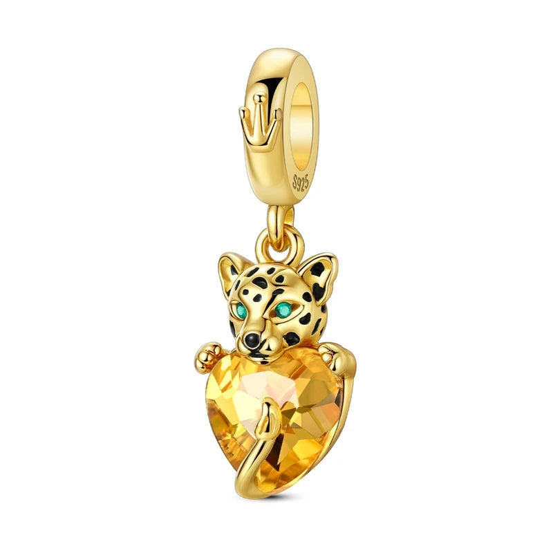 925 Sterling Silver Gold Charm Collection
