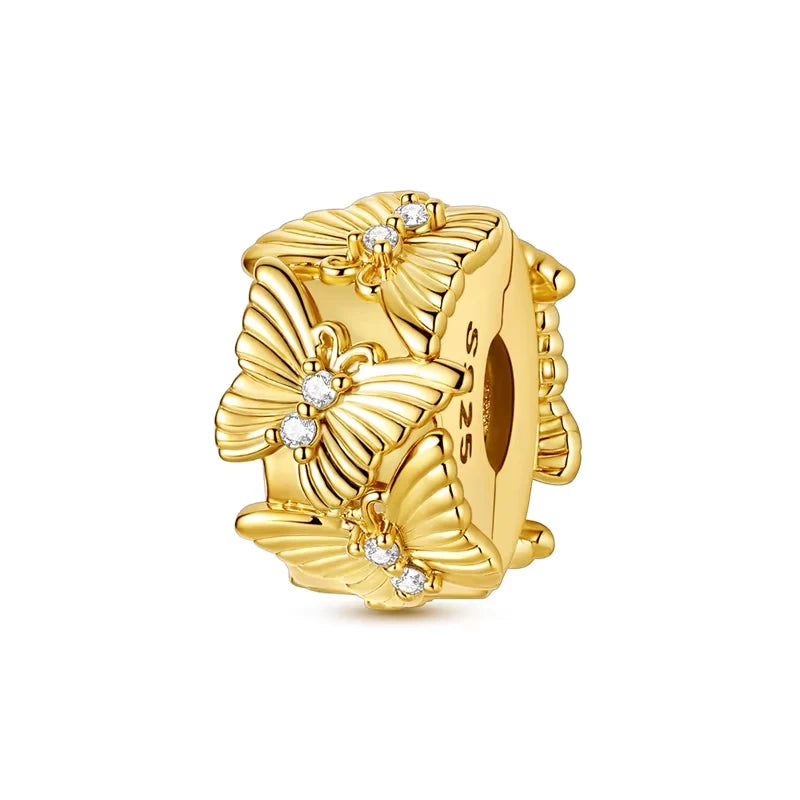 925 Sterling Silver Gold Charm Collection
