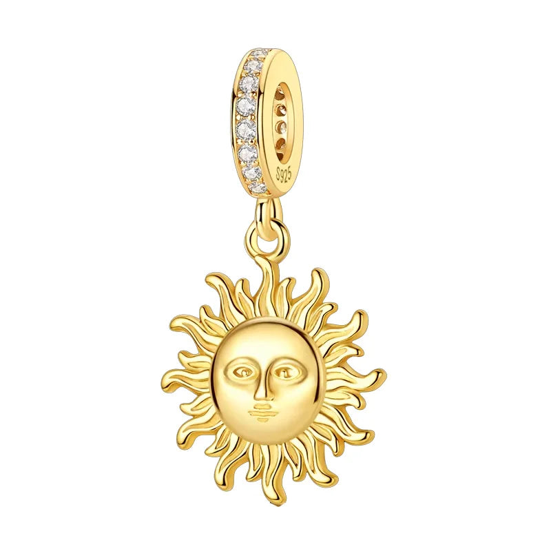925 Sterling Silver Gold Charm Collection