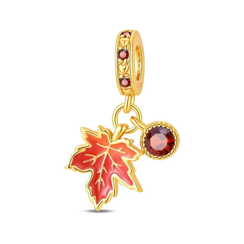 925 Sterling Silver Gold Charm Collection