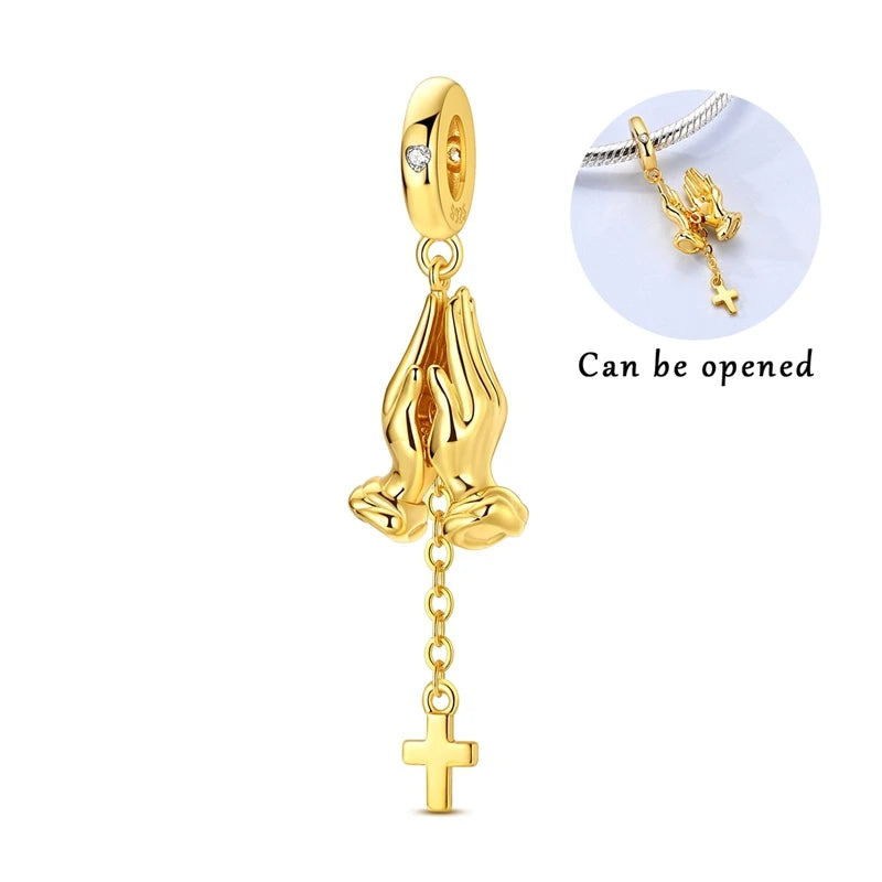 925 Sterling Silver Gold Charm Collection