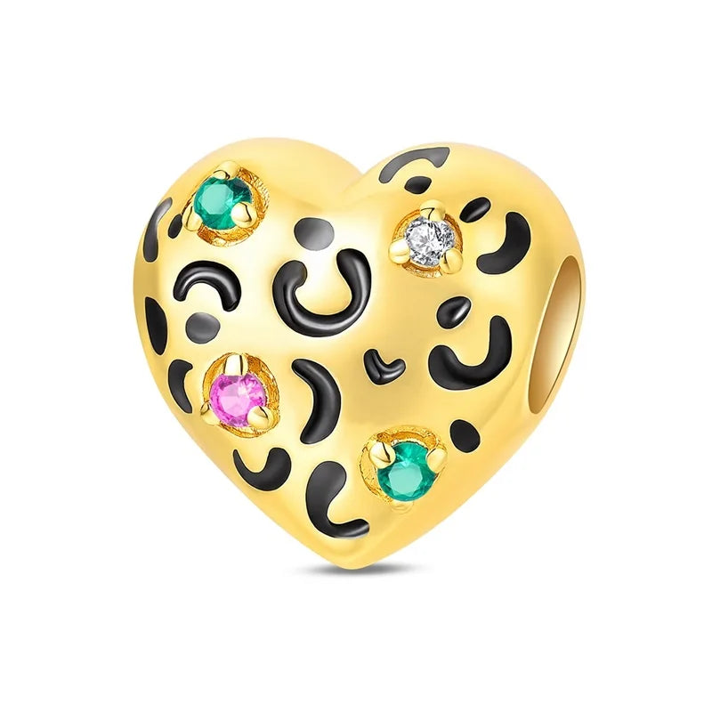 925 Sterling Silver Gold Charm Collection