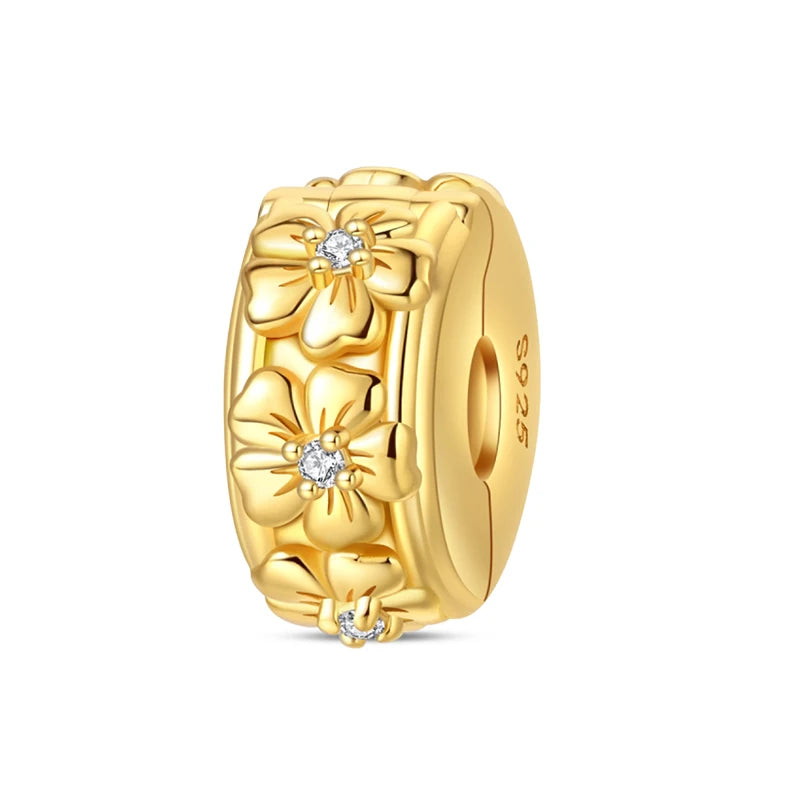 925 Sterling Silver Gold Charm Collection