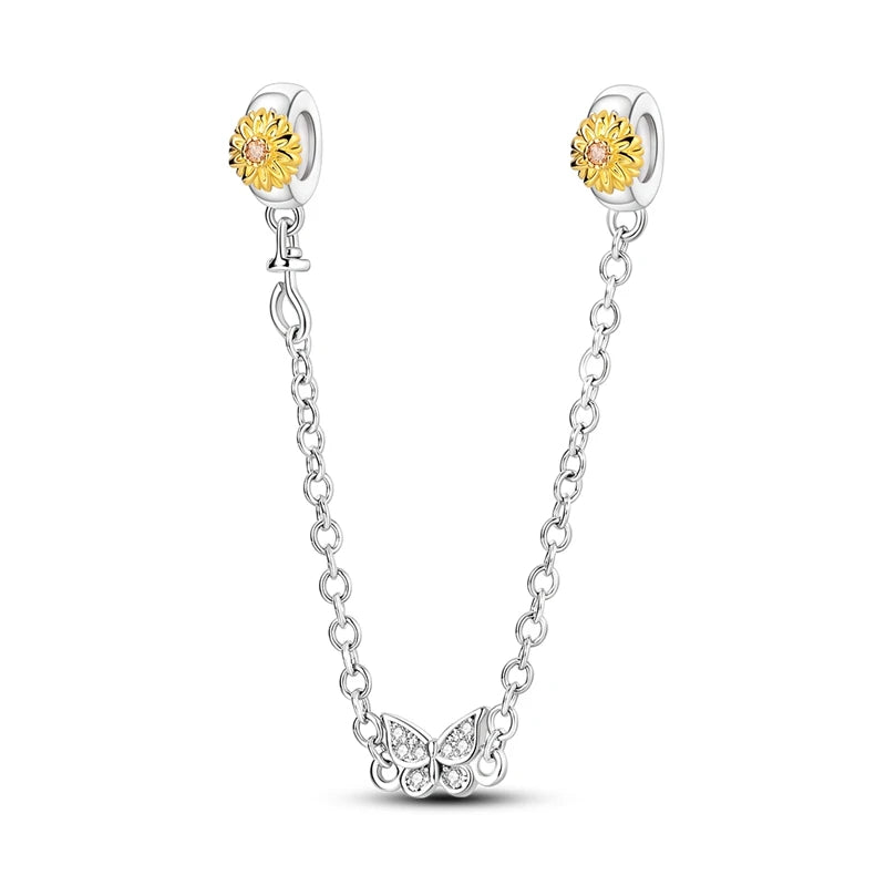 925 Sterling Silver Gold Charm Collection