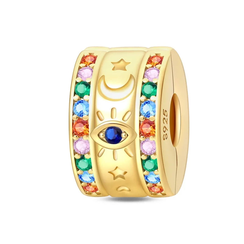 925 Sterling Silver Gold Charm Collection