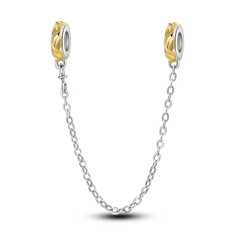 925 Sterling Silver Gold Charm Collection