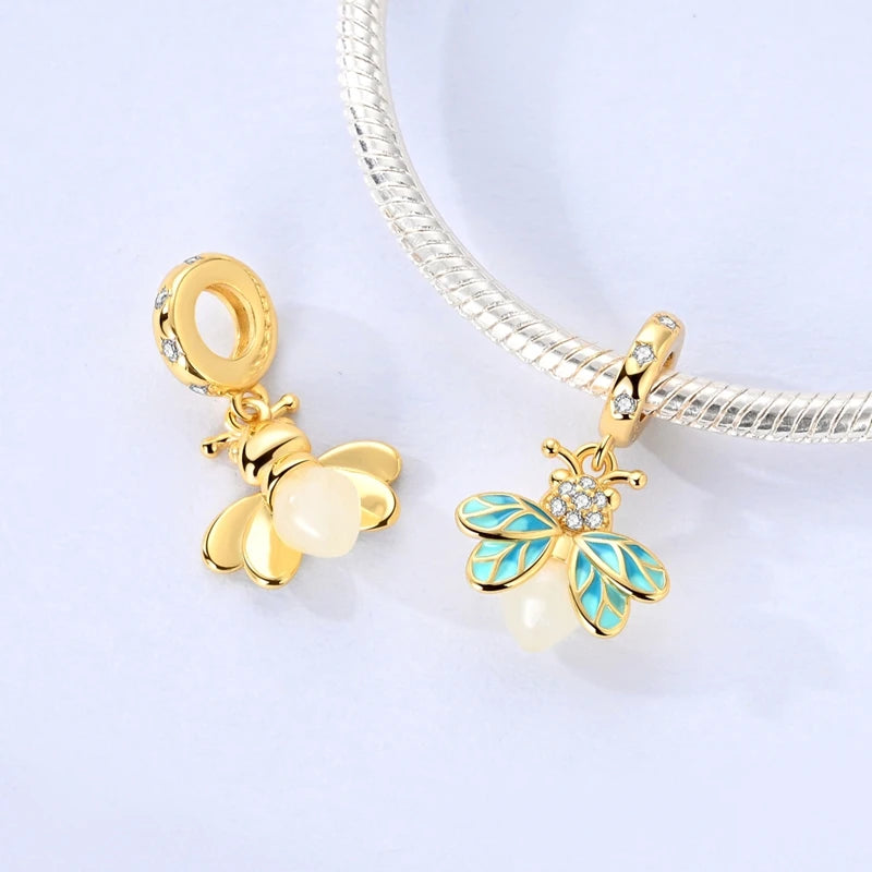 925 Sterling Silver Gold Charm Collection