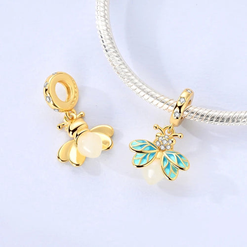 925 Sterling Silver Gold Charm Collection