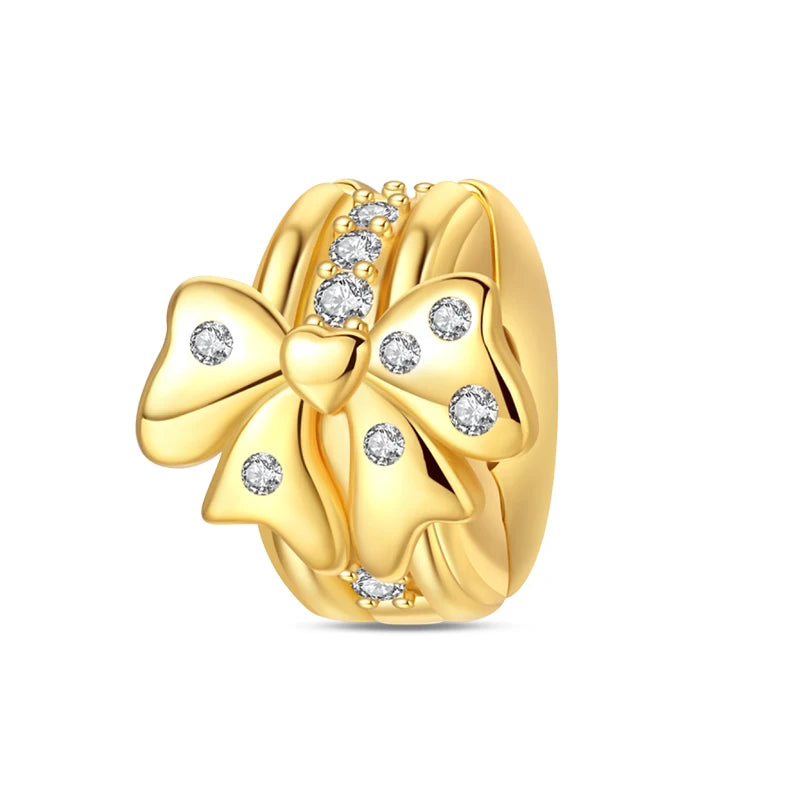 925 Sterling Silver Gold Charm Collection