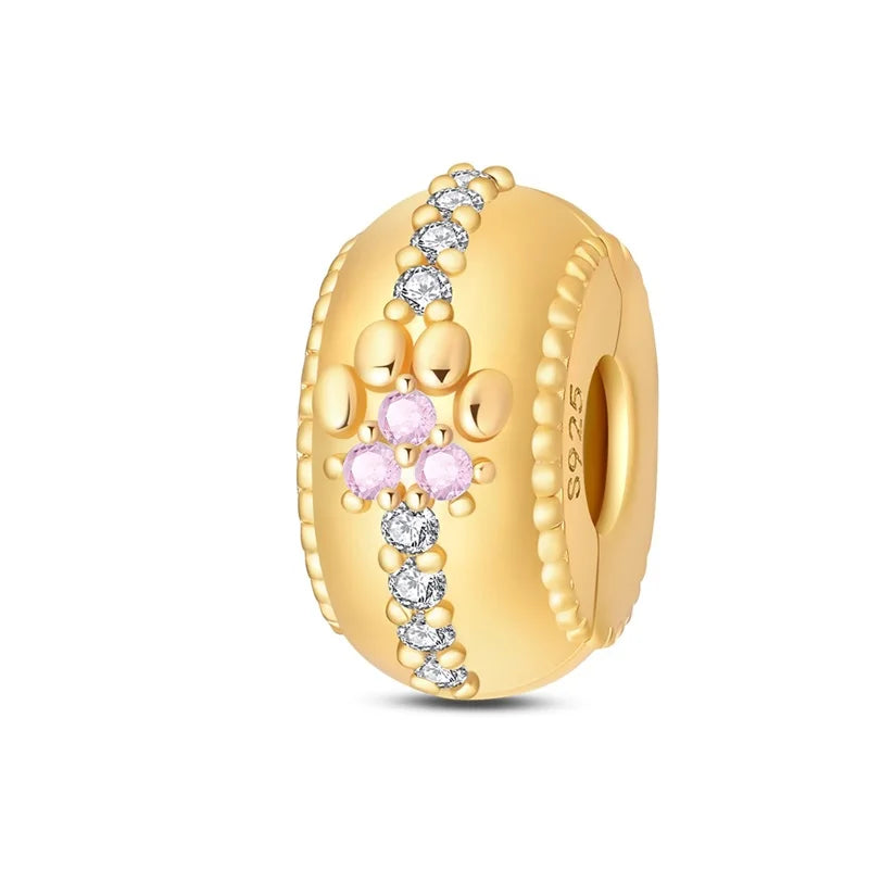 925 Sterling Silver Gold Charm Collection