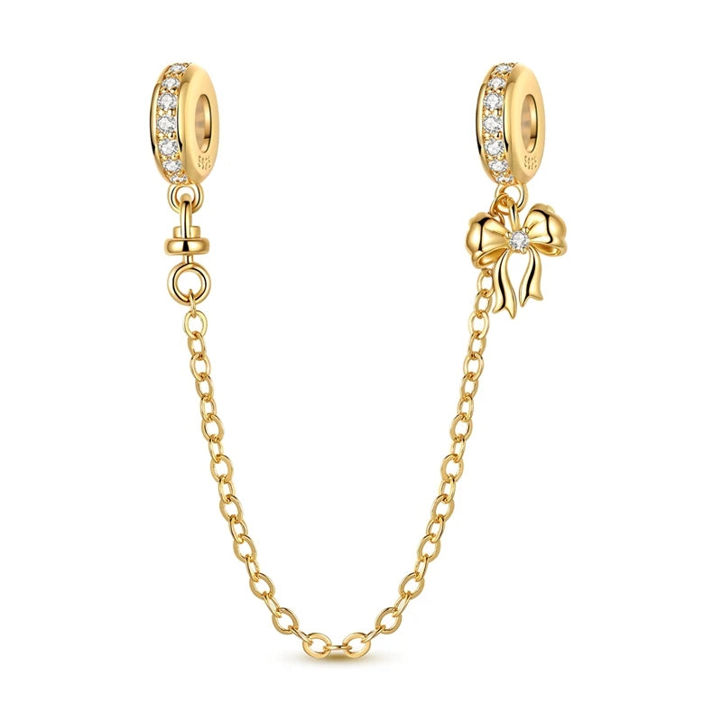 925 Sterling Silver Gold Charm Collection
