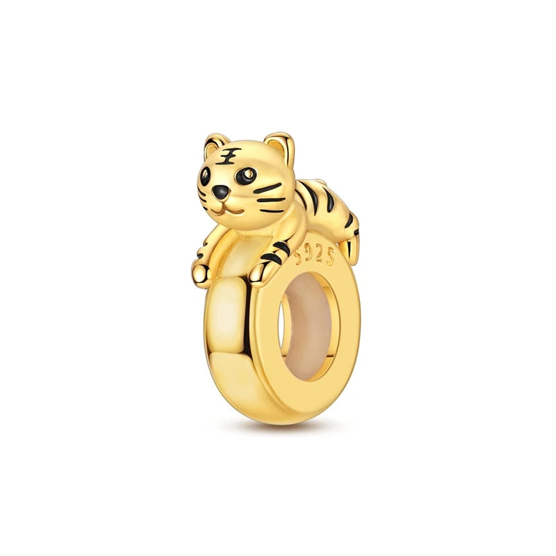 925 Sterling Silver Gold Charm Collection