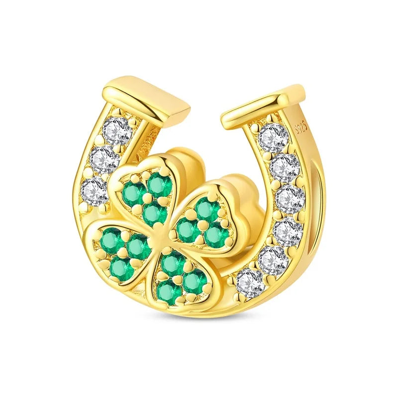 925 Sterling Silver Gold Charm Collection