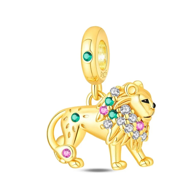 925 Sterling Silver Gold Charm Collection