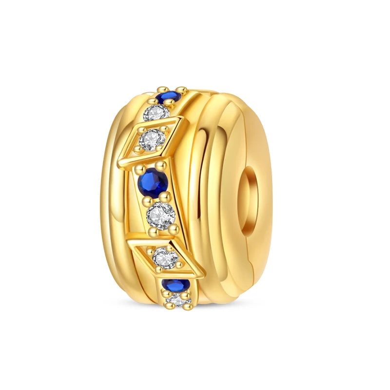 925 Sterling Silver Gold Charm Collection