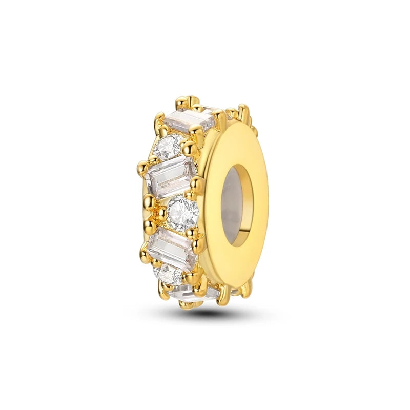 925 Sterling Silver Gold Charm Collection