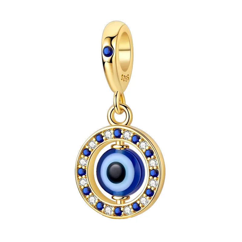 925 Sterling Silver Gold Charm Collection