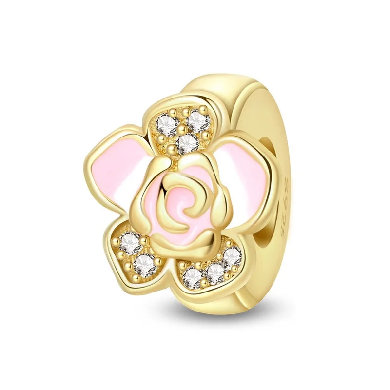 925 Sterling Silver Gold Charm Collection