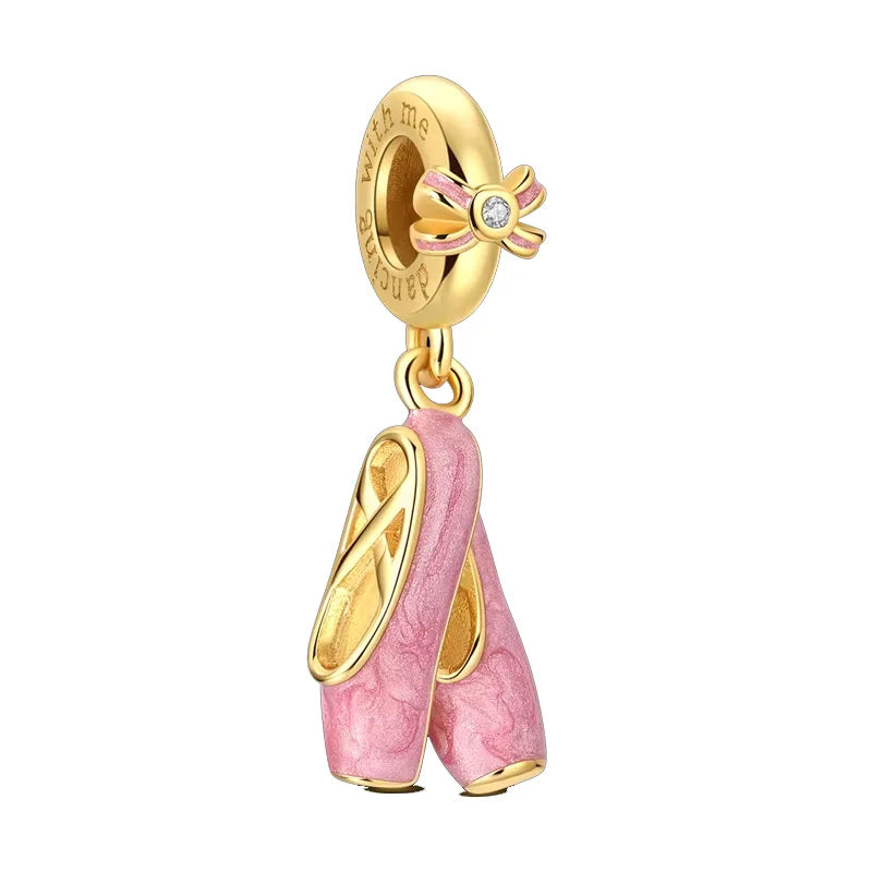 925 Sterling Silver Gold Charm Collection