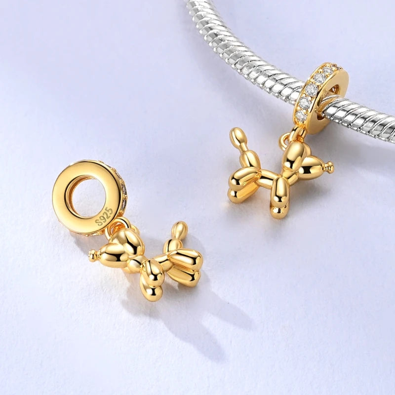 925 Sterling Silver Gold Charm Collection